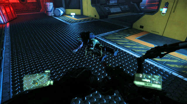 Reprogram the door to the right of the turret and walk on - Reach Liberty Dome - Post Human! - Crysis 3 - Game Guide and Walkthrough