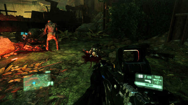 Walk over to the room's other end and climb up the stairs - Reach the Northern Rail Station - Welcome to the Jungle - Crysis 3 - Game Guide and Walkthrough