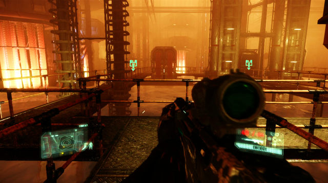 After you take the elevator, to the left, to get to a lower level, on the computer panels you will find Datapad 2/4 and Datapad 3/4 - Disable the Nexus system - The Root of All Evil - Crysis 3 - Game Guide and Walkthrough