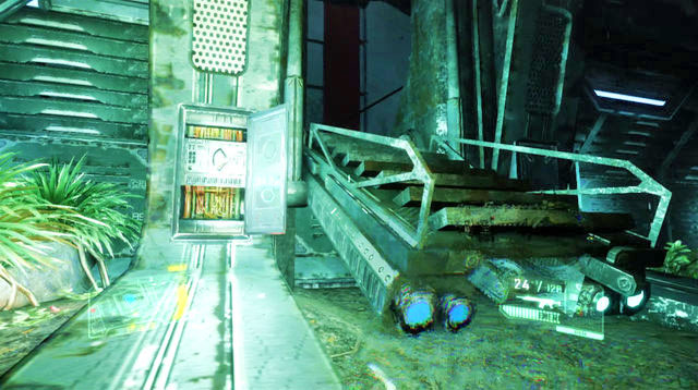 After you make your way through the next building and leave, you will encounter Spotter - Locate the CELL lab - Safeties Off - Crysis 3 - Game Guide and Walkthrough