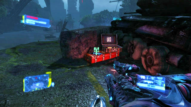 Once the area is clear, collect Datapad 2/5 to the left of the APC - Destroy the first defense system - Only Human - Crysis 3 - Game Guide and Walkthrough