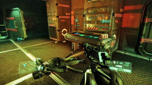 After you gain access to the headquarters, reach the control room's far end (the earlier room in which you open the door for Psycho) - Post Human - CELL intel data and posters - Crysis 3 - Game Guide and Walkthrough