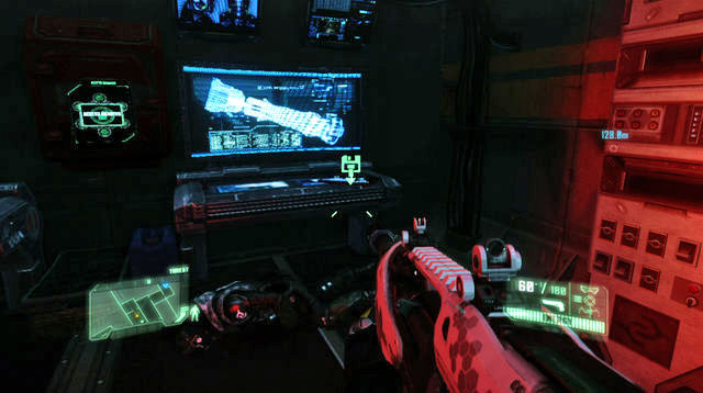 After you reprogram your first computer and open the door, enter the room with the computer in - Post Human - CELL intel data and posters - Crysis 3 - Game Guide and Walkthrough