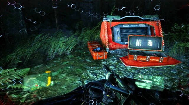 In the area in which you fight the Ceph Mastermind, in one of the corners of the room, there is an ammo crate with the data next to it - Only Human - CELL intel data and posters - Crysis 3 - Game Guide and Walkthrough