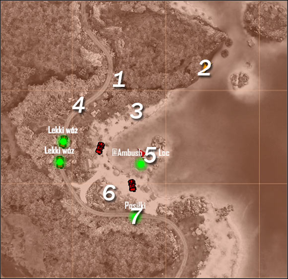 Map legend - Securing KAL's base I - Mission 1: Call me Ishmael - Crysis Warhead - Game Guide and Walkthrough
