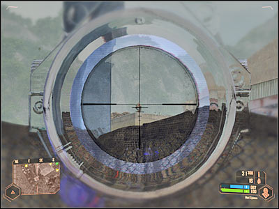 I would recommend that you proceed towards the first ammo stash before focusing on the main goal - Finding and securing the container I - Mission 7: All the Fury - Crysis Warhead - Game Guide and Walkthrough