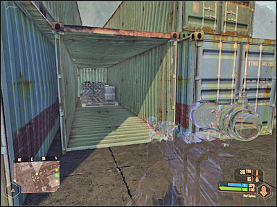 Go back to the main warehouse (that's where you've killed the gunner) - Finding and securing the container I - Mission 7: All the Fury - Crysis Warhead - Game Guide and Walkthrough