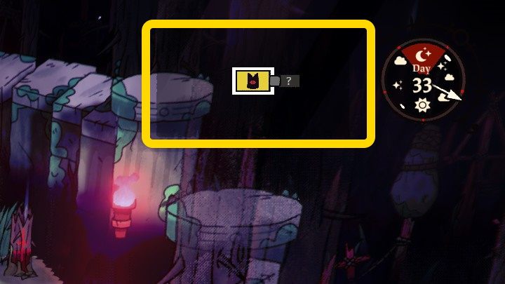 The minimap contains a diagram of the location - Cult of the Lamb: Game interface - Basics - Cult of the Lamb Guide