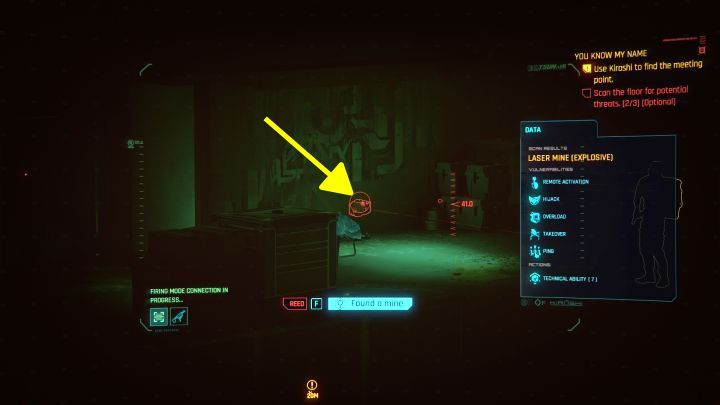 Intially, you cannot fire yet, and can optionally recon the area - Cyberpunk Phantom Liberty: You Know My Name - walkthrough - Cyberpunk Phantom Liberty: Main quests - Cyberpunk 2077 Guide