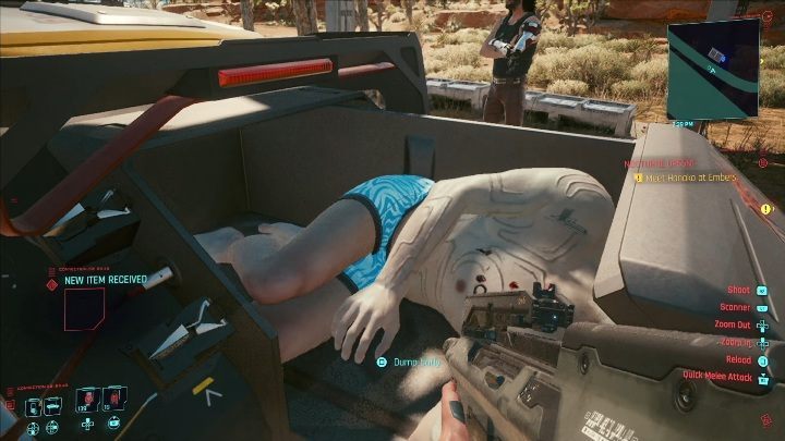 Target: Trevor's body - Cyberpunk 2077: SOS: Merc Needed, Badlands - Gigs, walkthrough, map - Cyberpunk 2077: Badlands - Cyberpunk 2077 Guide