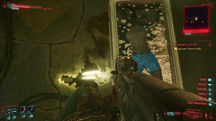 If you can't interact with the man after you reach him, just reload the latest game save - Cyberpunk 2077: SOS: Merc Needed, Badlands - Gigs, walkthrough, map - Cyberpunk 2077: Badlands - Cyberpunk 2077 Guide