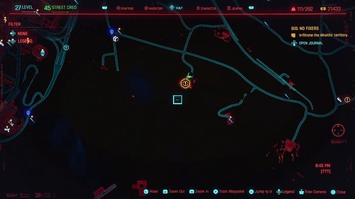 Location: Eastern Badlands, Rocky Ridge - Cyberpunk 2077: SOS: Merc Needed, Badlands - Gigs, walkthrough, map - Cyberpunk 2077: Badlands - Cyberpunk 2077 Guide