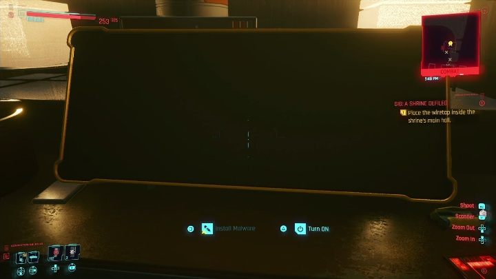 Objective: upload the virus to the main computer - Cyberpunk 2077: Agent Saboteur - gigs, walkthrough, map - Cyberpunk 2077: Westbrook - Cyberpunk 2077 Guide