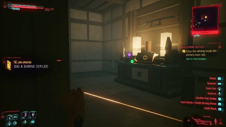 Walkthrough: your task is to get to the main temple and then access the computer - Cyberpunk 2077: Agent Saboteur - gigs, walkthrough, map - Cyberpunk 2077: Westbrook - Cyberpunk 2077 Guide