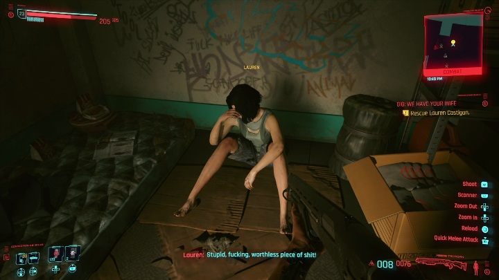 Objective: Lauren Dastigan, alive - Cyberpunk 2077: SOS: Merc Needed, Westbrook - gigs, walkthrough, map - Cyberpunk 2077: Westbrook - Cyberpunk 2077 Guide