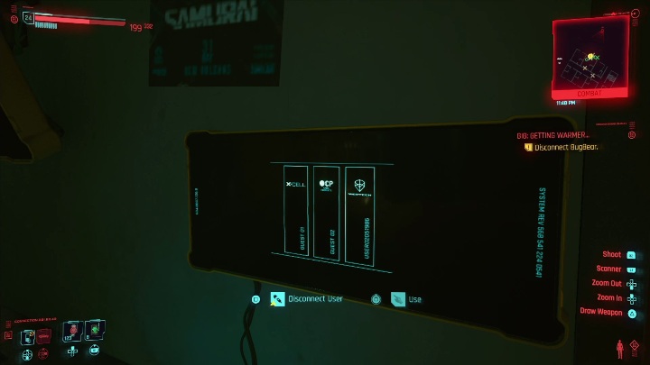 At the women's home, go to the bathroom immediately - Cyberpunk 2077: SOS: Merc Needed, Westbrook - gigs, walkthrough, map - Cyberpunk 2077: Westbrook - Cyberpunk 2077 Guide