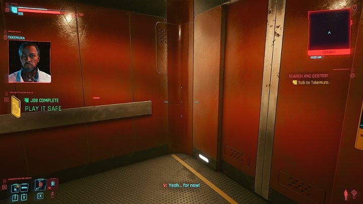 Not everything will go according to plan, and you will have to escape - Cyberpunk 2077: Play It Safe walkthrough - Cyberpunk 2077: Act 2 Main missions - Cyberpunk 2077 Guide