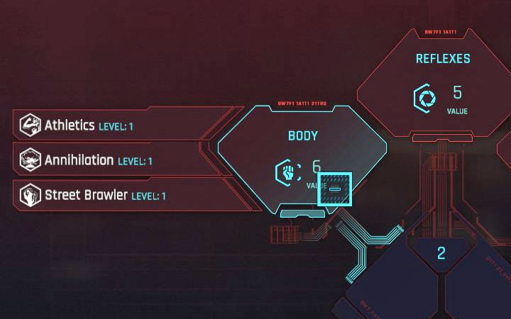 Each skill can be developed to level 20 - Cyberpunk 2077: What activities develop Vs skills? - Cyberpunk 2077: V - main character - Cyberpunk 2077 Guide