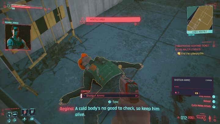 Alec Johnson is on the coast, in the southern part of Watson, in the Little China district - Cyberpunk 2077: Ticket to the Major Leagues - cyberpsycho sighting walkthrough - Cyberpunk 2077: Cyberpsycho Sighting - mini-bosses - Cyberpunk 2077 Guide