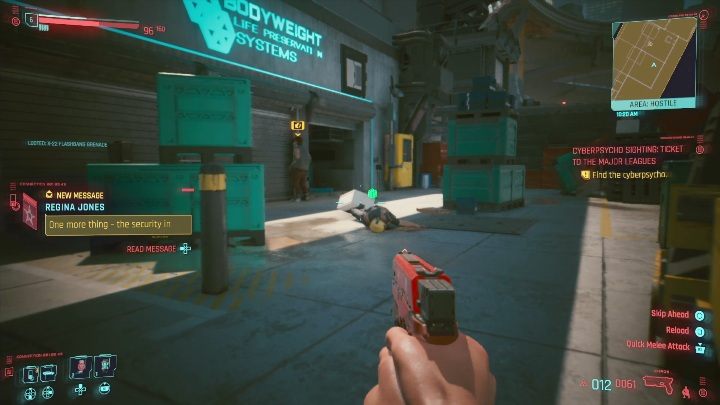 How to start: Complete The Rescue and find your opponent on the map - Cyberpunk 2077: Ticket to the Major Leagues - cyberpsycho sighting walkthrough - Cyberpunk 2077: Cyberpsycho Sighting - mini-bosses - Cyberpunk 2077 Guide