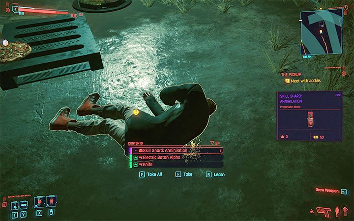 Skill Shards can be found along with loot – in containers or found by the bodies of defeated opponents - Cyberpunk 2077: What are Shards skills? - Cyberpunk 2077: V - main character - Cyberpunk 2077 Guide