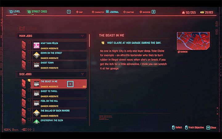 You must wait until Claire Russell calls V - Cyberpunk 2077: How to unlock Racing in Night City? - Cyberpunk 2077: Exploration - Cyberpunk 2077 Guide
