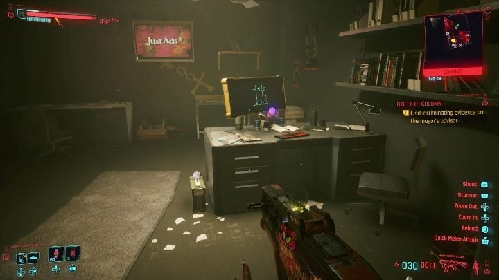 Walkthrough: your task is to get to the office, which is located on the first floor - Cyberpunk 2077: Thievery, Heywood - Gigs, walkthrough, map - Cyberpunk 2077: Heywood - Cyberpunk 2077 Guide
