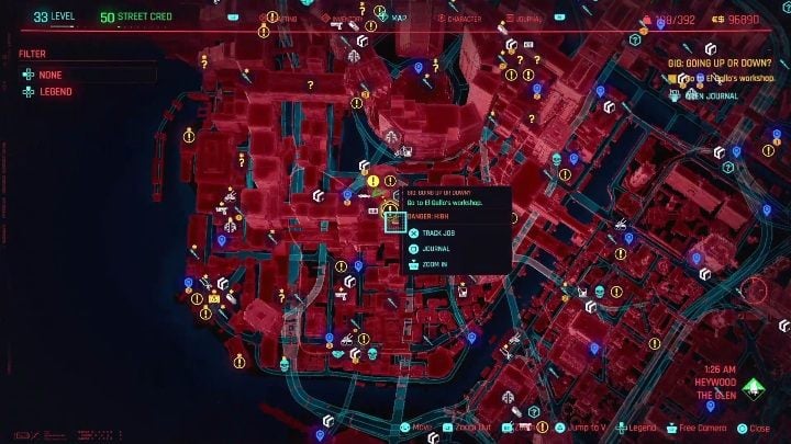 Location: Northern Heywood, Glen - Cyberpunk 2077: Thievery, Heywood - Gigs, walkthrough, map - Cyberpunk 2077: Heywood - Cyberpunk 2077 Guide