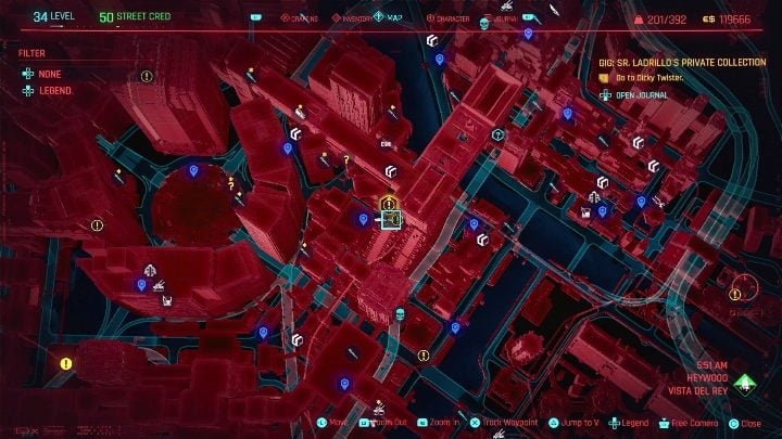 Location: Eastern Heywood, Vista del Rey - Cyberpunk 2077: Thievery, Heywood - Gigs, walkthrough, map - Cyberpunk 2077: Heywood - Cyberpunk 2077 Guide
