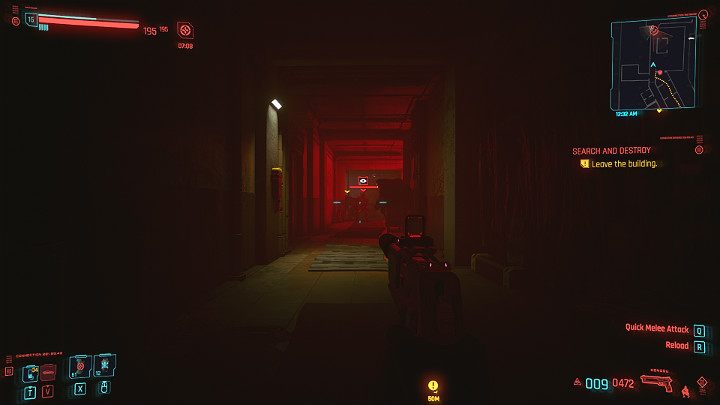 Going to the left, you will come across several opponents, which you will have to eliminate with weapons - Cyberpunk 2077: Search and Destroy walkthrough - Cyberpunk 2077: Act 2 Main missions - Cyberpunk 2077 Guide