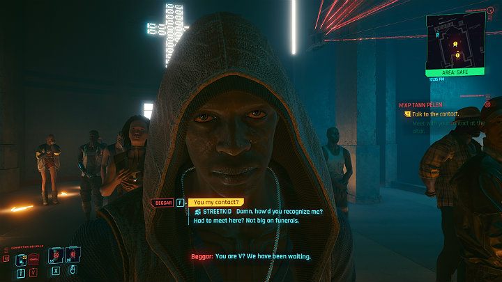 One of the Voodoo Boys messengers will come up to you and tell you to go to the butcher's store and ask about Placide - Cyberpunk 2077: Map Tann Pelen walkthrough - Cyberpunk 2077: Act 2 Main missions - Cyberpunk 2077 Guide