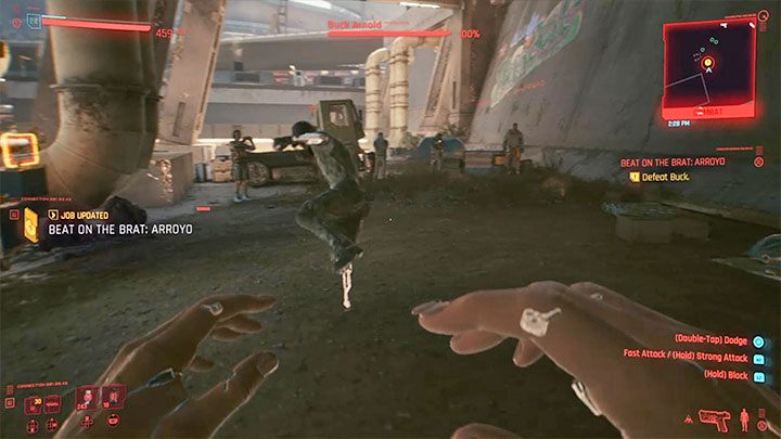 Fighting Buck is nothing special - Cyberpunk 2077: Beat on the Brat - walkthrough - Cyberpunk 2077: Exploration Side missions - Cyberpunk 2077 Guide