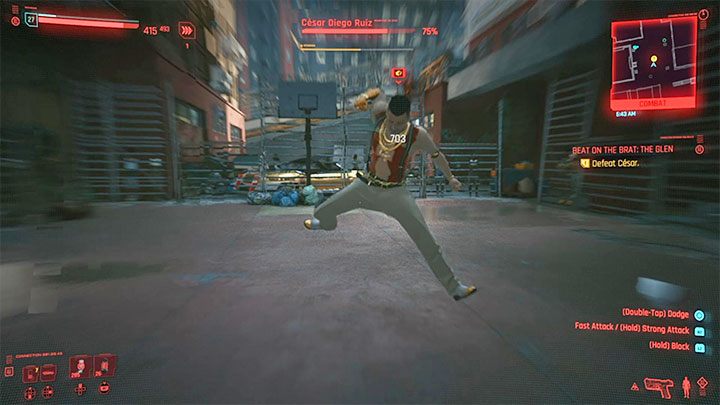 You will fight on a basketball court - Cyberpunk 2077: Beat on the Brat - walkthrough - Cyberpunk 2077: Exploration Side missions - Cyberpunk 2077 Guide