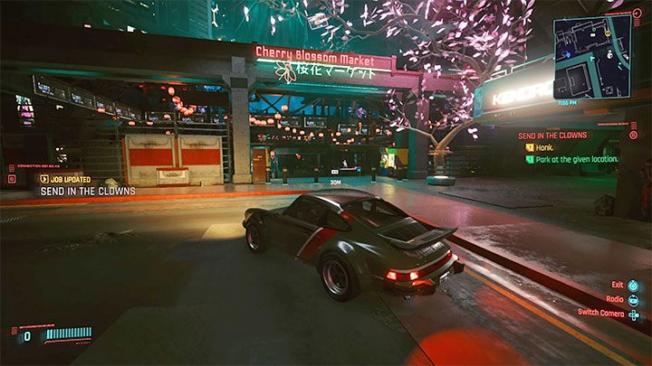 You will meet Ozob in the Japantown neighborhood in Westbrook - Cyberpunk 2077: Send in the Clowns - walkthrough - Cyberpunk 2077: Exploration Side missions - Cyberpunk 2077 Guide
