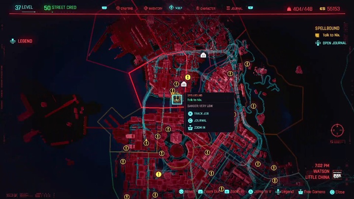 1 - Cyberpunk 2077: Spellbound - walkthrough - Cyberpunk 2077: Exploration Side missions - Cyberpunk 2077 Guide