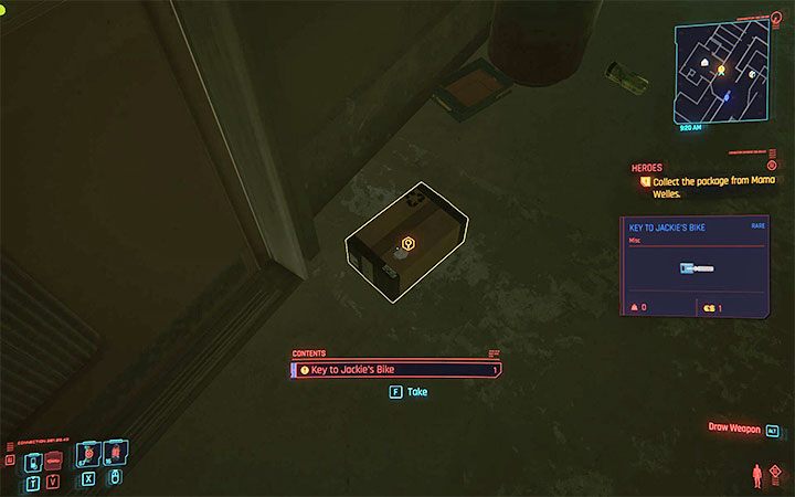 V receives the bike at the beginning of Act 2, depending on how you have behaved at the end of Heroes storyline mission - Cyberpunk 2077: List of free cars - Cyberpunk 2077: World Atlas - Cyberpunk 2077 Guide