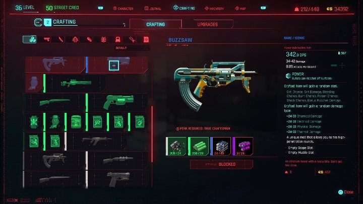 During the hustle you have to collect the blueprint allowing you to craft the weapon - Cyberpunk 2077: Watson, NCPD Scanner Hustles - Map, Walkthrough - Cyberpunk 2077: NCPD Scanner Hustles - Cyberpunk 2077 Guide