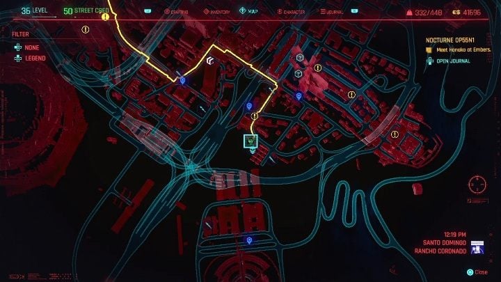 Unlock method: discovering the activity on the map - Cyberpunk 2077: Santo Domingo, NCPD Scanner Hustles - Map, Walkthrough - Cyberpunk 2077: NCPD Scanner Hustles - Cyberpunk 2077 Guide