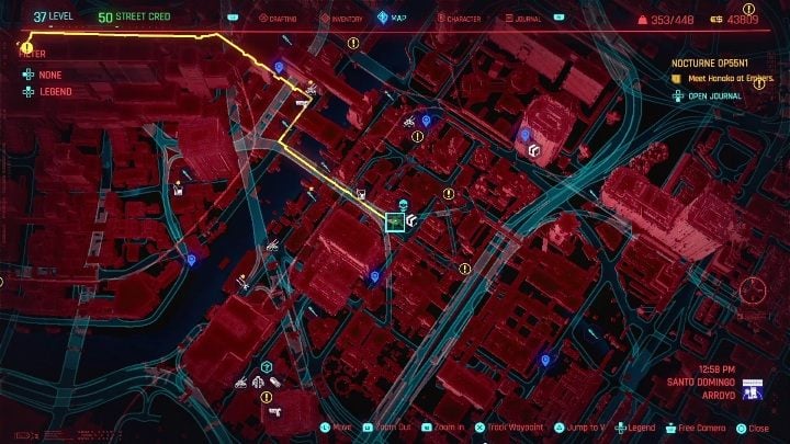 Unlock method: discovering the activity on the map - Cyberpunk 2077: Santo Domingo, NCPD Scanner Hustles - Map, Walkthrough - Cyberpunk 2077: NCPD Scanner Hustles - Cyberpunk 2077 Guide
