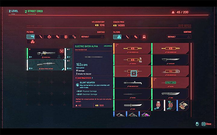 You may notice that some items offered by traders are marked in red - Cyberpunk 2077: Traders - Cyberpunk 2077: Basics - Cyberpunk 2077 Guide