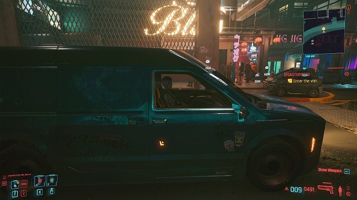 Go to Judy's car and get ready to play the braindance - Cyberpunk 2077: Disasterpiece walkthrough - Cyberpunk 2077: Act 2 Main missions - Cyberpunk 2077 Guide
