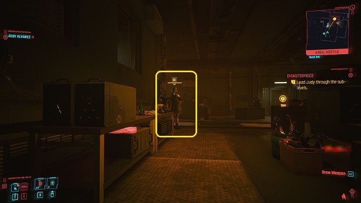 You can also turn right and finish them - Cyberpunk 2077: Disasterpiece walkthrough - Cyberpunk 2077: Act 2 Main missions - Cyberpunk 2077 Guide