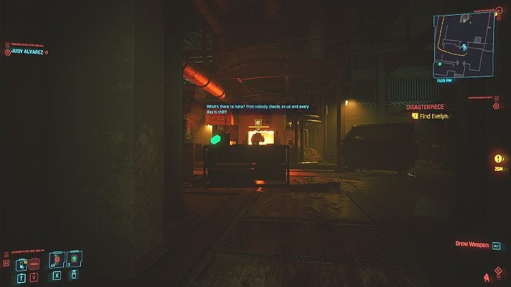 If you don't have enough points, go to a large room - Cyberpunk 2077: Disasterpiece walkthrough - Cyberpunk 2077: Act 2 Main missions - Cyberpunk 2077 Guide
