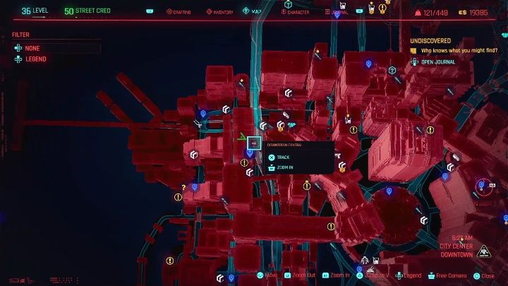 Cedric Muller is located in the parking lot, in the western part of the City Center - Cyberpunk 2077: On Deaf Ears - cyberpsycho sighting walkthrough - Cyberpunk 2077: Cyberpsycho Sighting - mini-bosses - Cyberpunk 2077 Guide