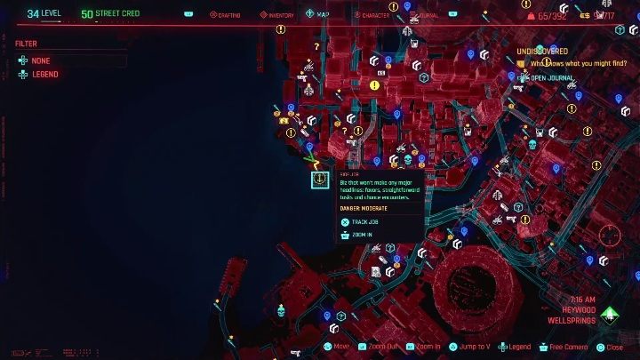 Dao Hyunh is located at the end of the pier, in the western part of Heywood - Cyberpunk 2077: Seaside Cafe - cyberpsycho sighting walkthrough - Cyberpunk 2077: Cyberpsycho Sighting - mini-bosses - Cyberpunk 2077 Guide
