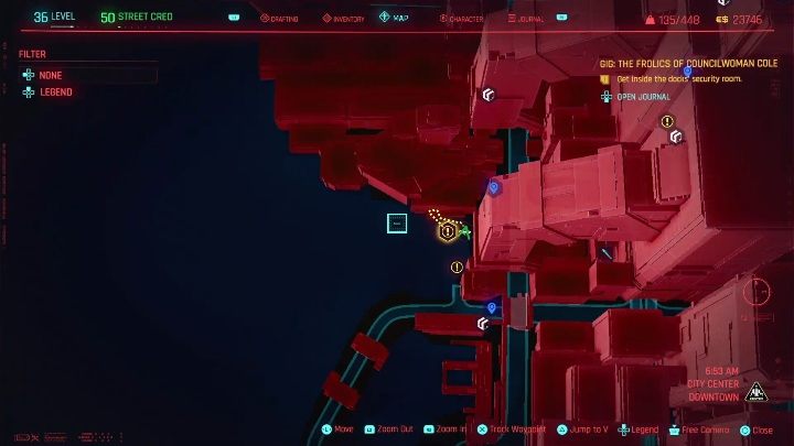 Location: Western City Center, Downtown - Cyberpunk 2077: Thievery, City Center - Gigs, walkthrough, map - Cyberpunk 2077: City Center - Cyberpunk 2077 Guide