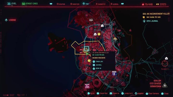 3 - Cyberpunk 2077: Gun for Hire, City Center - Gigs, walkthrough, map - Cyberpunk 2077: City Center - Cyberpunk 2077 Guide