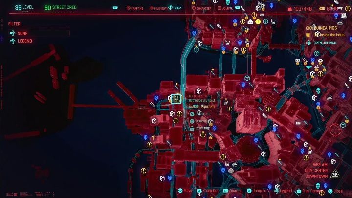 Location: Western City Center, Downtown - Cyberpunk 2077: Gun for Hire, City Center - Gigs, walkthrough, map - Cyberpunk 2077: City Center - Cyberpunk 2077 Guide