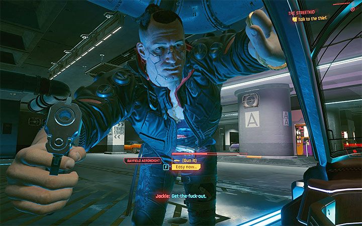 If you chose the Streetkid life path, you will meet Jack for the first time in a rather unpleasant situation - he will stop V when you are trying to steal a luxury car - Cyberpunk 2077: Jackie Welles - companion - Cyberpunk 2077: Companions - Cyberpunk 2077 Guide