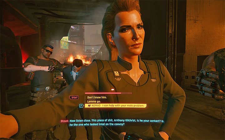 Yes, during the quests special dialog options related to the origin / past of V will appear in the example in the picture above, it is a unique line for Nomad - Cyberpunk 2077: Character origin - does it matter? - Cyberpunk 2077: Walkthrough - Cyberpunk 2077 Guide